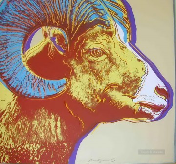 Bighorn Ram Endangered Species 2 POP Artists Oil Paintings